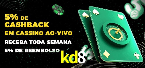 Promoções do cassino ao Vivo kd8